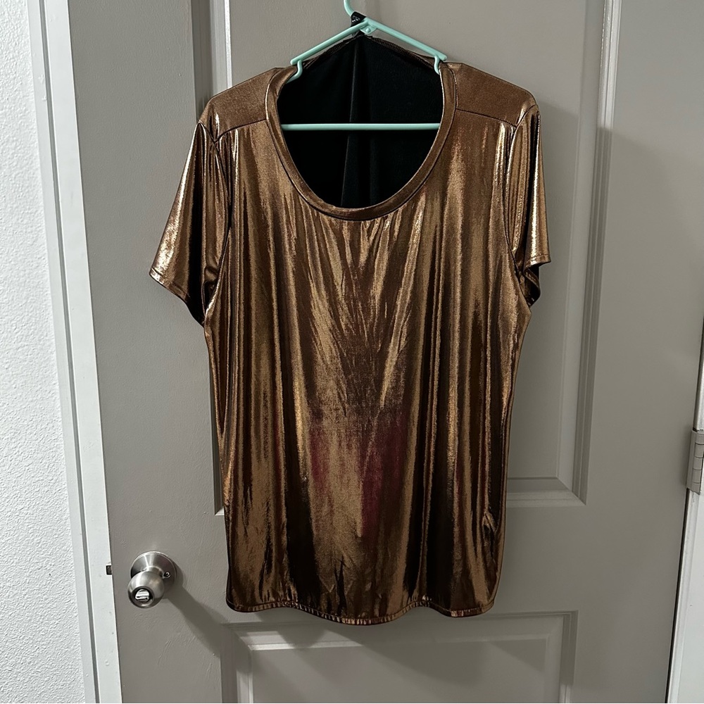 Metallic Torrid Blouse